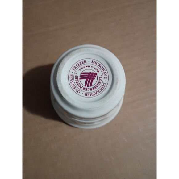 Longaberger Pottery Woven Traditions Votive Candle Holder - Picture 3 of 4